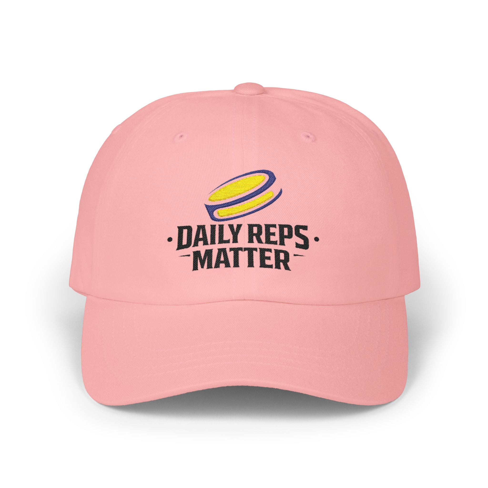 Dad Cap — "Daily Reps Matter" Embroidered Fitness Baseball Hat