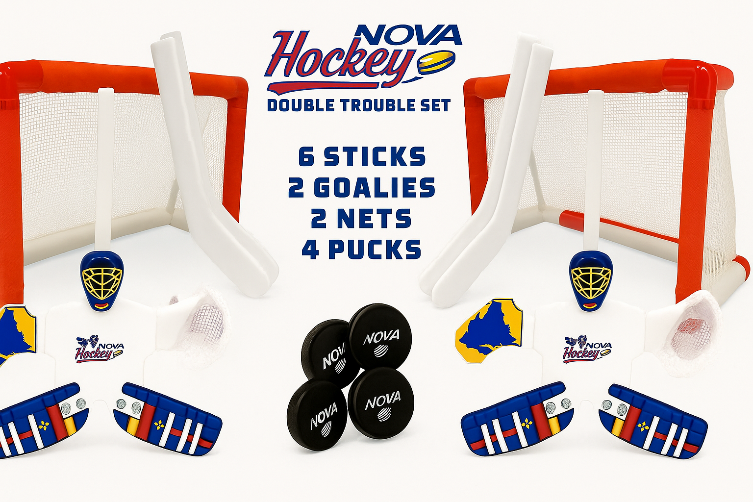 Ensemble de hockey Double Trouble Nova