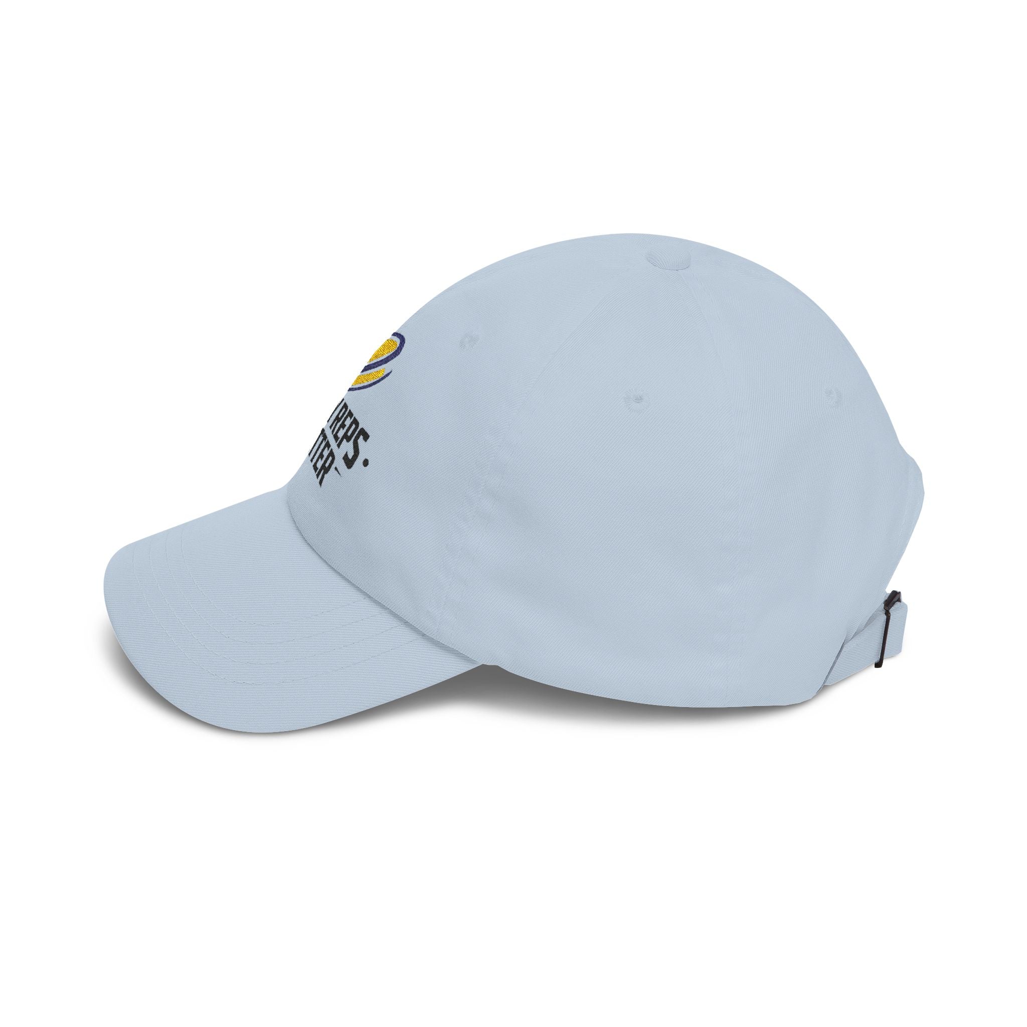 Dad Cap — "Daily Reps Matter" Embroidered Fitness Baseball Hat
